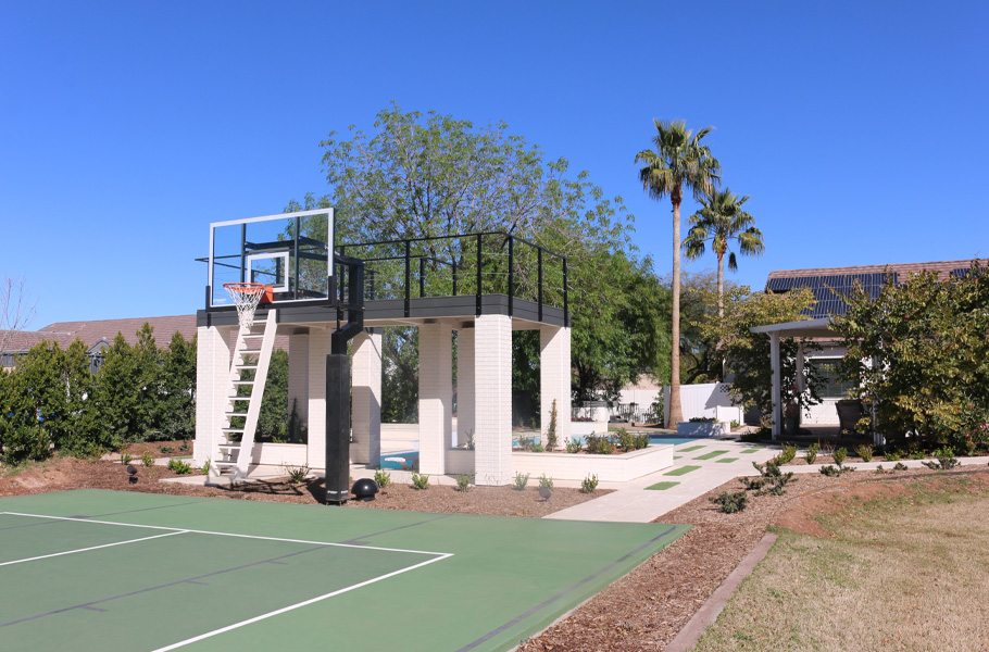 G5 Pool Diving Platform and Basketball Court